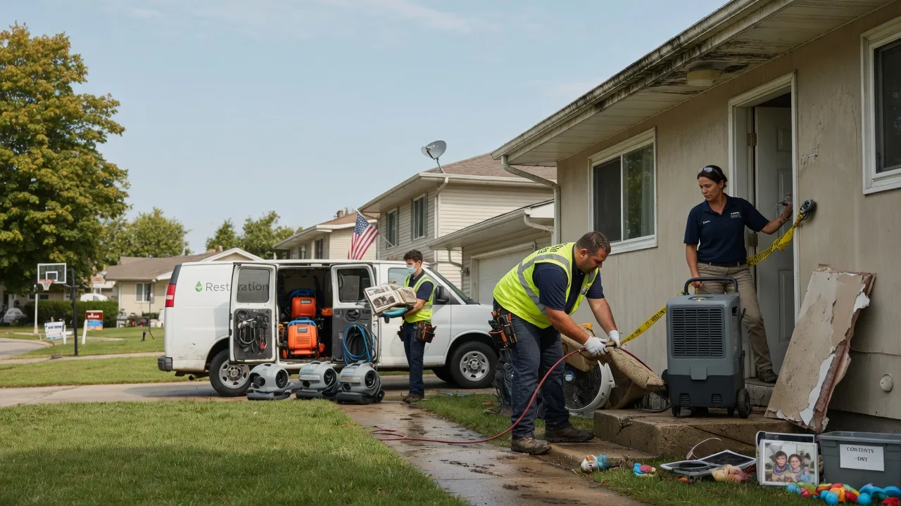 Water Damage Restoration in Delaware near me